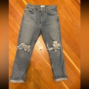 AGOLDE Riley High Rise Straight Crop Jean sz 27